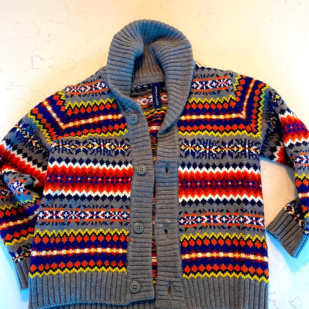 Button down sweater
